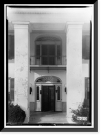 Historic Framed Print, Bluff Hall, 407 North Commissioners Avenue, Demopolis, Marengo County, AL - 10,  17-7/8" x 21-7/8"