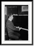 O. Gabrilowitsch at piano, Antique Wall Art