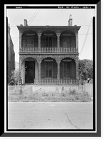 Quigley Twin House (Ironwork), 258 Congress Street, Mobile, Mobile County, AL, Antique Wall Art