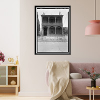 Quigley Twin House (Ironwork), 258 Congress Street, Mobile, Mobile County, AL, Antique Wall Art