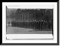 Historic Framed Print, Harvard U. drill squad,  17-7/8" x 21-7/8"