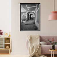 Historic Framed Print, 208 South Joachim Street (House), Mobile, Mobile County, AL - 3,  17-7/8" x 21-7/8"
