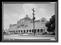 Gulf, Mobile & Ohio Railroad, Passenger Terminal, Beauregard Street & Telegraph Road, Mobile, Mobile County, AL, Historic Print