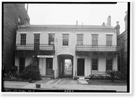 Girard Double House, 56-58 South Conception Street, Mobile, Mobile County, AL, Historic Reproduction