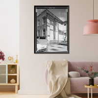 Historic Framed Print, Silver-Ketchum House, 257 Saint Francis Street, Mobile, Mobile County, AL - 3,  17-7/8" x 21-7/8"