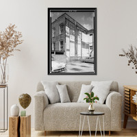 Historic Framed Print, Silver-Ketchum House, 257 Saint Francis Street, Mobile, Mobile County, AL - 3,  17-7/8" x 21-7/8"