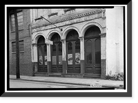 Historic Framed Print, 7 Saint Michael Street (Commercial Building), Mobile, Mobile County, AL - 2,  17-7/8" x 21-7/8"