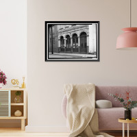 Historic Framed Print, 7 Saint Michael Street (Commercial Building), Mobile, Mobile County, AL - 2,  17-7/8" x 21-7/8"