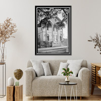 Joshua Kennedy House, 607 Government Street, Mobile, Mobile County, AL, Antique Print