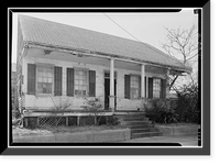 Larrouil-Arresijac House, 252 South Claiborne Street, Mobile, Mobile County, AL Classic, Antique Wall Art