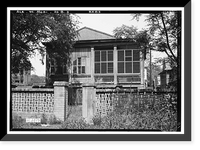 Waring House, Texas, 110 South Claiborne Street, Mobile, Mobile County, AL - 2, Antique Poster