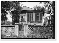 Waring House, Texas, 110 South Claiborne Street, Mobile, Mobile County, AL - 2, Antique Poster