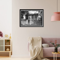 Waring House, Texas, 110 South Claiborne Street, Mobile, Mobile County, AL - 2, Antique Poster