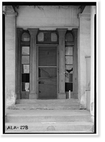 Augustine Ottenstein House, 207-209 North Jackson Street, Mobile, Mobile County, AL - 22, Antique Print