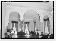 Jonathan Emanuel House, 251 Government Street, Mobile, Mobile County, AL - 4, Antique Poster