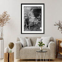 Onishiki who won 10 - day wrestling tournament, Japan, Vintage Wall Art