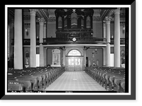 Historic Framed Print, Cathedral of the Immaculate Conception, South Claiborne Street, Mobile, Mobile County, AL - 10,  17-7/8" x 21-7/8"