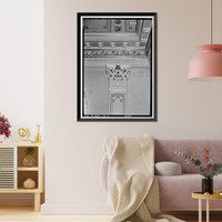 Historic Framed Print, Cathedral of the Immaculate Conception, South Claiborne Street, Mobile, Mobile County, AL - 16,  17-7/8" x 21-7/8"