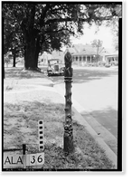 Iron Hitching Posts, Various Mobile locations, Mobile, Mobile County, AL - 7, Historic Print
