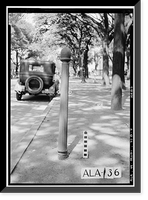 Iron Hitching Posts, Various Mobile locations, Mobile, Mobile County, AL - 8, Historic Print