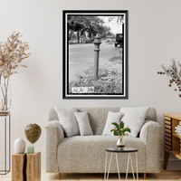 Iron Hitching Posts, Various Mobile locations, Mobile, Mobile County, AL - 9, Vintage Wall Art