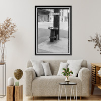 Iron Hitching Posts, Various Mobile locations, Mobile, Mobile County, AL - 15, Vintage Poster