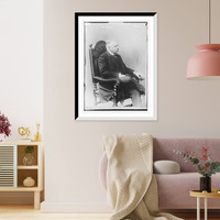 von Buelow, seated in chair, Vintage Wall Art