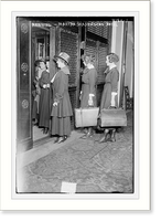 Historic Framed Print, Arriving .  Martha Wash. Hotel,  17-7/8" x 21-7/8"