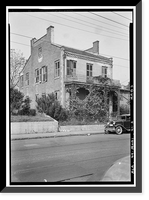 Historic Framed Print, Lyons House, 168 South Royal Street, Mobile, Mobile County, AL - 2,  17-7/8" x 21-7/8"