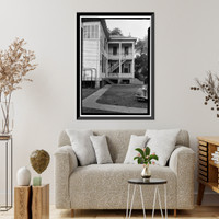 Historic Framed Print, Ludlow House, 1113 Church Street, Mobile, Mobile County, AL - 12,  17-7/8" x 21-7/8"
