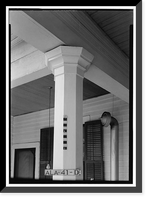 Historic Framed Print, Ludlow House, 1113 Church Street, Mobile, Mobile County, AL - 13,  17-7/8" x 21-7/8"