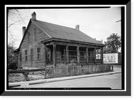 Middleton-Creole House, 13 North Cedar Street, Mobile, Mobile County, AL, Vintage Print