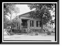 Hammond-Willoughby House, Saint Michael & Hamilton Streets, Mobile, Mobile County, AL - 2, Antique Print