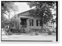 Hammond-Willoughby House, Saint Michael & Hamilton Streets, Mobile, Mobile County, AL - 2, Antique Print