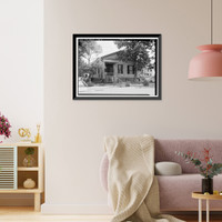 Hammond-Willoughby House, Saint Michael & Hamilton Streets, Mobile, Mobile County, AL - 2, Antique Print