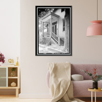 Hammond-Willoughby House, Saint Michael & Hamilton Streets, Mobile, Mobile County, AL - 3, Vintage Wall Art