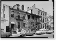 Dr. Ludolph Parmly Houses, 303-305-307 Conception Street, Mobile, Mobile County, AL - 3, Vintage Print