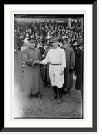 Gen. Leonard Wood & Donovan, Yankees, 1917, Vintage Wall Art