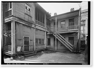 Horta-Semmes House & Fence, 802 Government Street, Mobile, Mobile County, AL - 3, Antique Poster