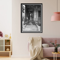 Horta-Semmes House & Fence, 802 Government Street, Mobile, Mobile County, AL - 24, Vintage Poster