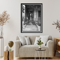 Horta-Semmes House & Fence, 802 Government Street, Mobile, Mobile County, AL - 24, Vintage Poster