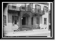 Historic Framed Print, 308-310 Conti Street (Double House), Mobile, Mobile County, AL - 4,  17-7/8" x 21-7/8"