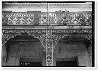 Historic Framed Print, 308-310 Conti Street (Double House), Mobile, Mobile County, AL - 6,  17-7/8" x 21-7/8"