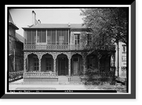 Huger-Douglas Houses, 109-111 South Conception Street, Mobile, Mobile County, AL Classic, Antique Print