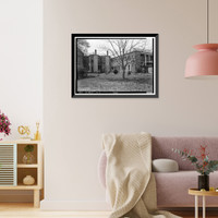 Historic Framed Print, Convent of the Visitation, 2300 Spring Hill Avenue, Mobile, Mobile County, AL - 3,  17-7/8" x 21-7/8"