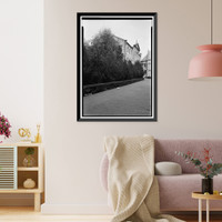 Historic Framed Print, Convent of the Visitation, 2300 Spring Hill Avenue, Mobile, Mobile County, AL - 7,  17-7/8" x 21-7/8"