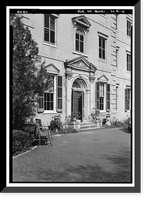 Historic Framed Print, Convent of the Visitation, Section A, Spring Hill Avenue, Mobile, Mobile County, AL - 2,  17-7/8" x 21-7/8"