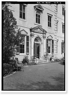 Historic Framed Print, Convent of the Visitation, Section A, Spring Hill Avenue, Mobile, Mobile County, AL - 2,  17-7/8" x 21-7/8"