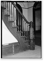 Historic Framed Print, Convent of the Visitation, Section A, Spring Hill Avenue, Mobile, Mobile County, AL - 6,  17-7/8" x 21-7/8"