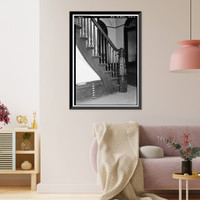 Historic Framed Print, Convent of the Visitation, Section A, Spring Hill Avenue, Mobile, Mobile County, AL - 6,  17-7/8" x 21-7/8"